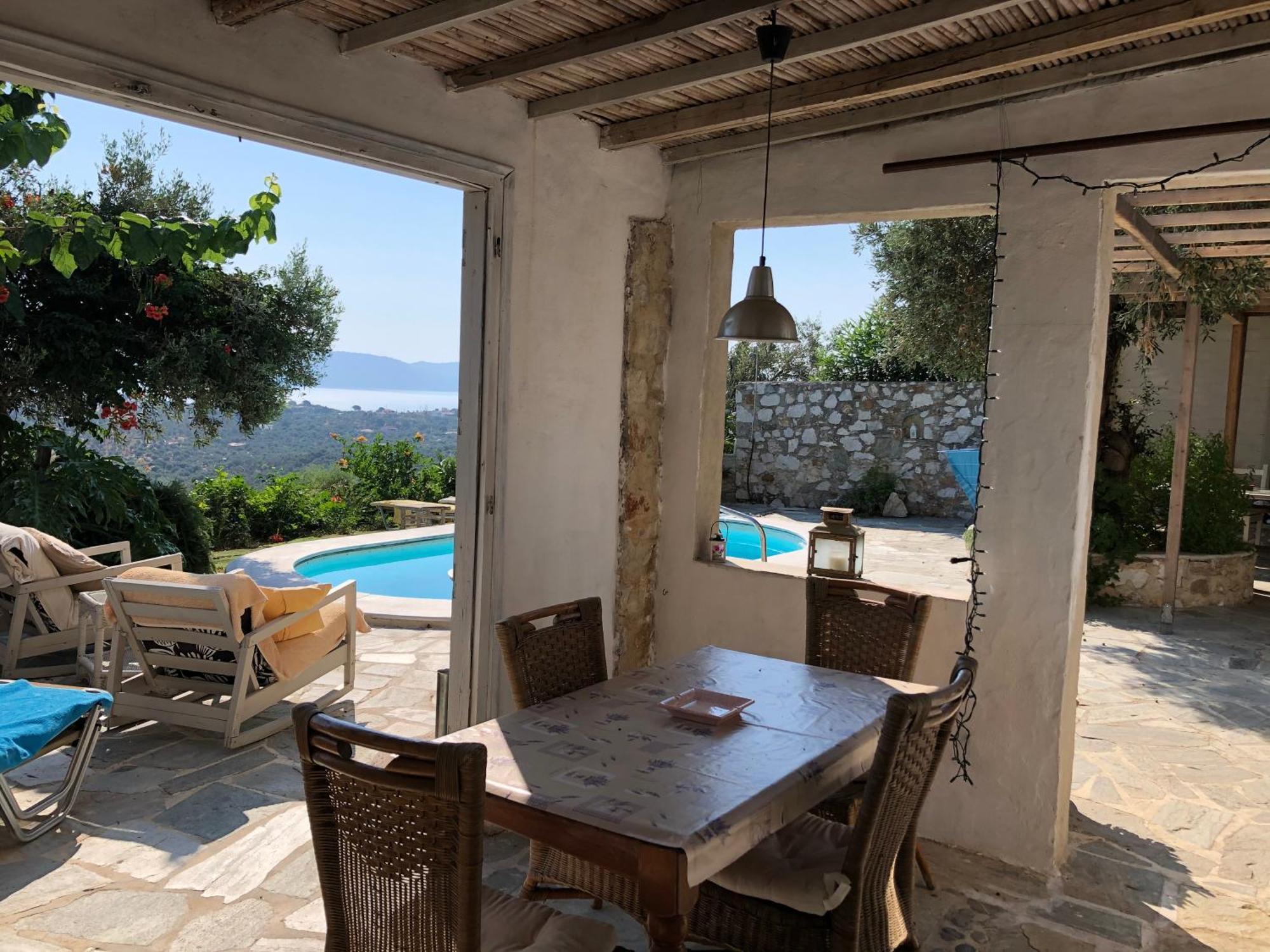 Hikers Villa Trail 5 & 6 Moni Evaggelistrias Exterior foto